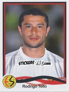 Sticker Rodrigo Tello - Spor Toto Süper Lig 2010-2011 n. 106 - Panini