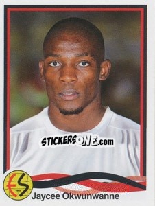 Figurina Jaycee Okwunwanne - Spor Toto Süper Lig 2010-2011 n. 110 - Panini