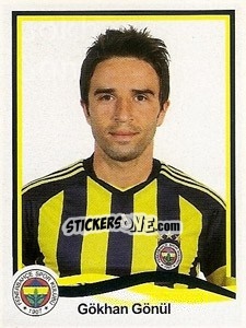 Sticker Gökhan Gönül - Spor Toto Süper Lig 2010-2011 n. 118 - Panini