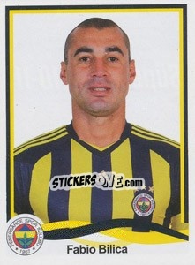 Sticker Fabio Bilica - Spor Toto Süper Lig 2010-2011 - Panini