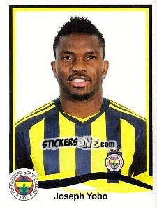 Sticker Joseph Yobo - Spor Toto Süper Lig 2010-2011 n. 120 - Panini