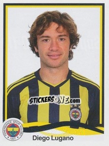 Sticker Diego Lugano - Spor Toto Süper Lig 2010-2011 n. 121 - Panini