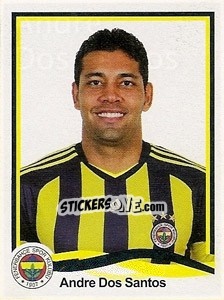 Sticker Andre Santos - Spor Toto Süper Lig 2010-2011 n. 123 - Panini