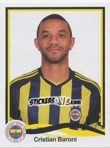 Sticker Cristian Baroni - Spor Toto Süper Lig 2010-2011 - Panini