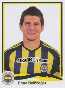 Sticker Emre Belözoğlu - Spor Toto Süper Lig 2010-2011 - Panini