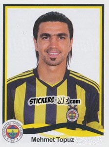 Sticker Mehmet Topuz - Spor Toto Süper Lig 2010-2011 n. 127 - Panini