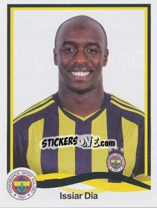 Sticker Issiar Dia - Spor Toto Süper Lig 2010-2011 n. 128 - Panini
