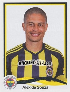 Sticker Alex de Souza - Spor Toto Süper Lig 2010-2011 - Panini