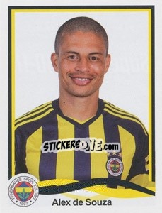 Sticker Alex de Souza - Spor Toto Süper Lig 2010-2011 n. 130 - Panini