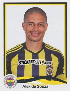 Figurina Alex de Souza - Spor Toto Süper Lig 2010-2011 - Panini