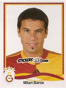 Sticker Milan Baros - Spor Toto Süper Lig 2010-2011 n. 155 - Panini