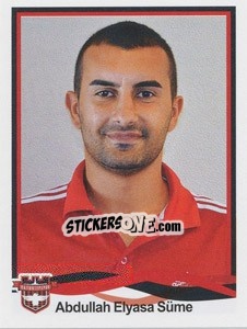 Sticker Abdullah Elyasa Süme - Spor Toto Süper Lig 2010-2011 - Panini