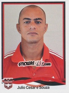 Cromo Julio Cesar e Souza - Spor Toto Süper Lig 2010-2011 - Panini