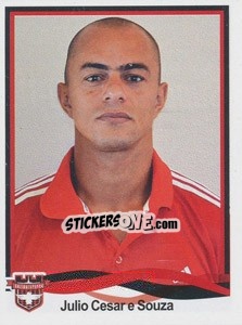 Figurina Julio Cesar e Souza - Spor Toto Süper Lig 2010-2011 - Panini