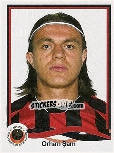 Cromo Orhan Sam - Spor Toto Süper Lig 2010-2011 n. 183 - Panini