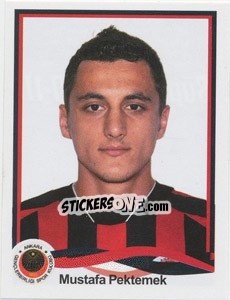 Sticker Mustafa Pektemek - Spor Toto Süper Lig 2010-2011 - Panini