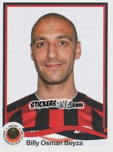 Sticker Billy Osman Beyza - Spor Toto Süper Lig 2010-2011 n. 198 - Panini