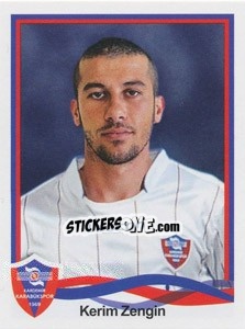 Sticker Kerim Zengin - Spor Toto Süper Lig 2010-2011 - Panini