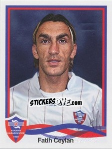 Sticker Fatih Ceylan - Spor Toto Süper Lig 2010-2011 n. 218 - Panini