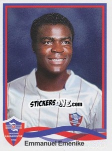 Sticker Emmanuel Emenike - Spor Toto Süper Lig 2010-2011 n. 219 - Panini