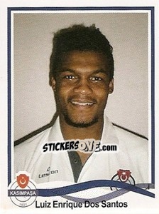 Sticker Luiz Enrique Dos Santos - Spor Toto Süper Lig 2010-2011 n. 228 - Panini