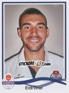 Sticker Erdi Öner - Spor Toto Süper Lig 2010-2011 - Panini