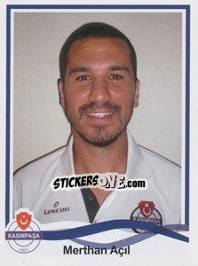 Sticker Merthan Açil - Spor Toto Süper Lig 2010-2011 n. 230 - Panini