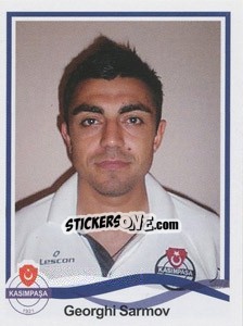 Sticker Georghi Sarmov - Spor Toto Süper Lig 2010-2011 - Panini