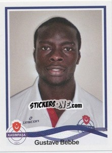 Sticker Gustave Bebbe - Spor Toto Süper Lig 2010-2011 n. 240 - Panini