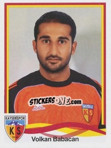 Sticker Volkan Babacan - Spor Toto Süper Lig 2010-2011 - Panini