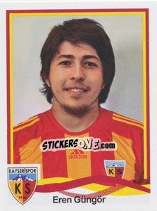 Cromo Eren Güngör - Spor Toto Süper Lig 2010-2011 - Panini