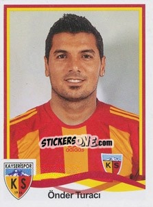 Figurina Önder Turaci - Spor Toto Süper Lig 2010-2011 n. 251 - Panini