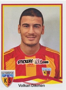 Sticker Volkan Dikmen - Spor Toto Süper Lig 2010-2011 - Panini