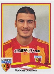 Sticker Volkan Dikmen - Spor Toto Süper Lig 2010-2011 n. 252 - Panini