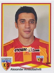 Cromo Alexander Amisulashvili - Spor Toto Süper Lig 2010-2011 - Panini