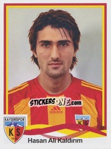 Sticker Hasan Ali Kaldirim - Spor Toto Süper Lig 2010-2011 n. 254 - Panini