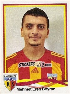 Cromo Mehmet Eren Boyraz - Spor Toto Süper Lig 2010-2011 - Panini