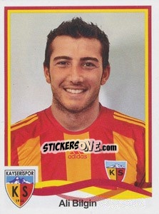 Sticker Ali Bilgin - Spor Toto Süper Lig 2010-2011 n. 257 - Panini