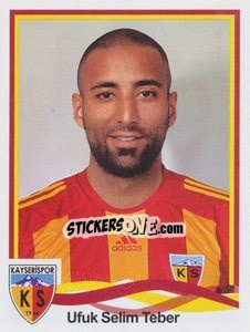 Sticker Ufuk Selim Teber - Spor Toto Süper Lig 2010-2011 n. 259 - Panini