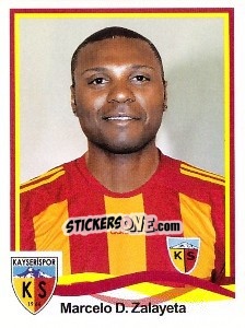 Sticker Marcelo D. Zalayeta - Spor Toto Süper Lig 2010-2011 - Panini