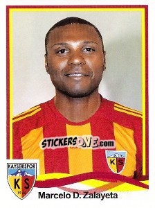 Cromo Marcelo D. Zalayeta - Spor Toto Süper Lig 2010-2011 - Panini