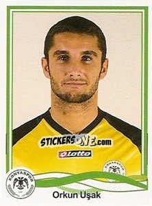 Sticker Orkun Uşak - Spor Toto Süper Lig 2010-2011 - Panini