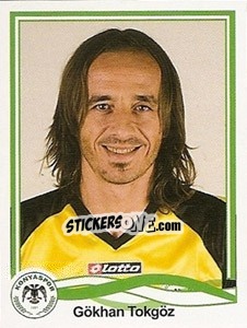 Cromo Gökhan Tokgöz - Spor Toto Süper Lig 2010-2011 - Panini