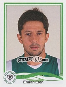 Figurina Emrah Eren - Spor Toto Süper Lig 2010-2011 - Panini