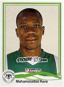 Sticker Mahamoudou Kere - Spor Toto Süper Lig 2010-2011 n. 272 - Panini