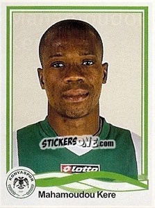 Figurina Mahamoudou Kere - Spor Toto Süper Lig 2010-2011 - Panini