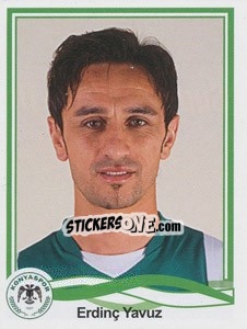 Sticker Erdinç Yavuz - Spor Toto Süper Lig 2010-2011 - Panini