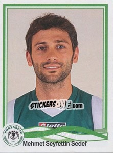 Figurina Mehmet Seyfettin Sedef - Spor Toto Süper Lig 2010-2011 - Panini