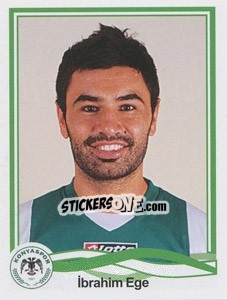 Sticker Ibrahim Ege - Spor Toto Süper Lig 2010-2011 - Panini
