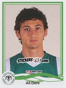 Figurina Ali Dere - Spor Toto Süper Lig 2010-2011 - Panini